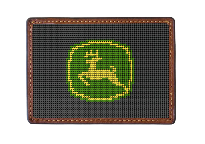 John Deere Smathers & Branson Stitched Logo Card Wallet