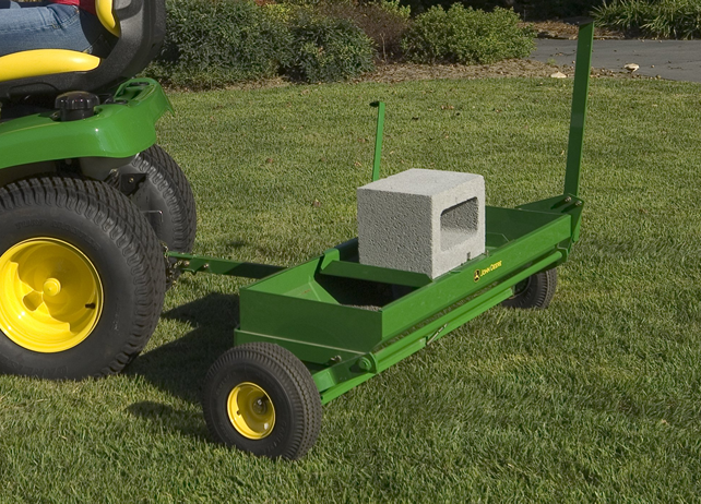 Deere aerator spreader