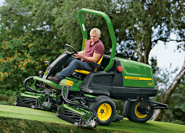 John Deere Mower Near Bunker
