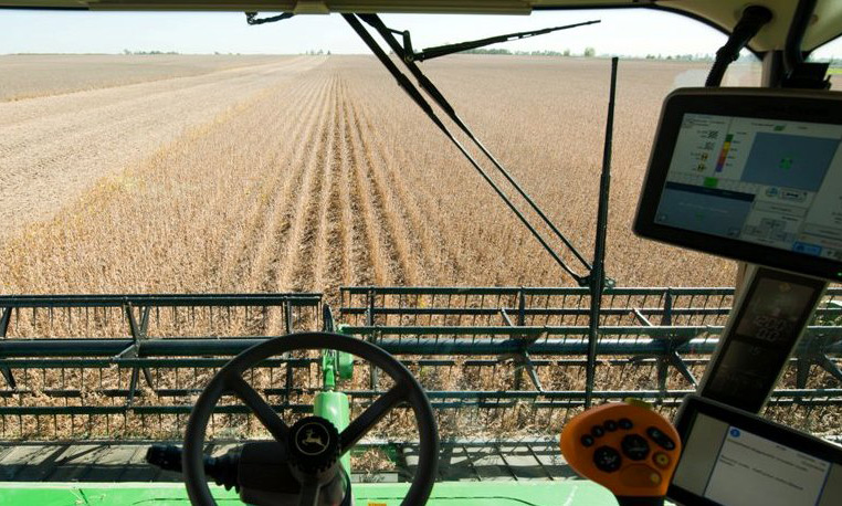 Combine Inside Cab 