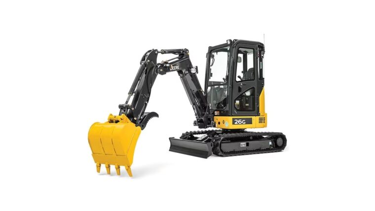 The John Deere 26G Compact Excavator