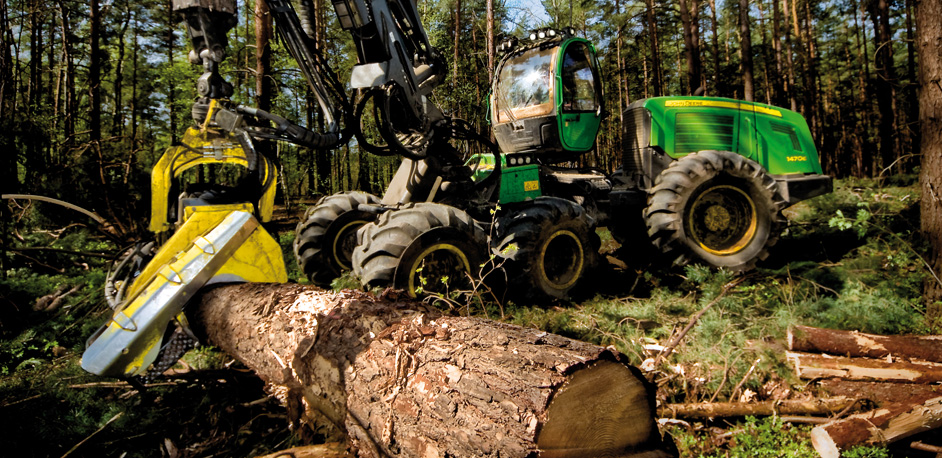 John Deere 1470E Forestry Harvester 