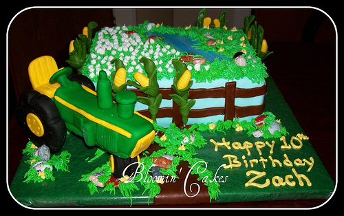 John Deere cake 