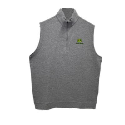 Grey Quarter Zip Vest