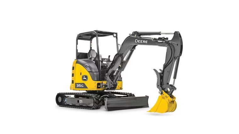 The John Deere 35G Compact Excavator
