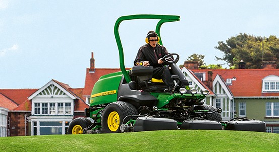 John Deere Mower Clubhouse Background