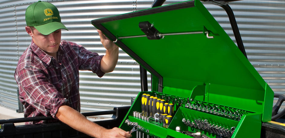 John Deere tool storage 
