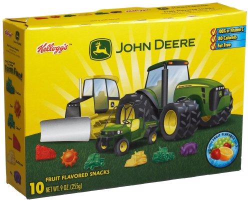 John Deere fruit snacks and treats